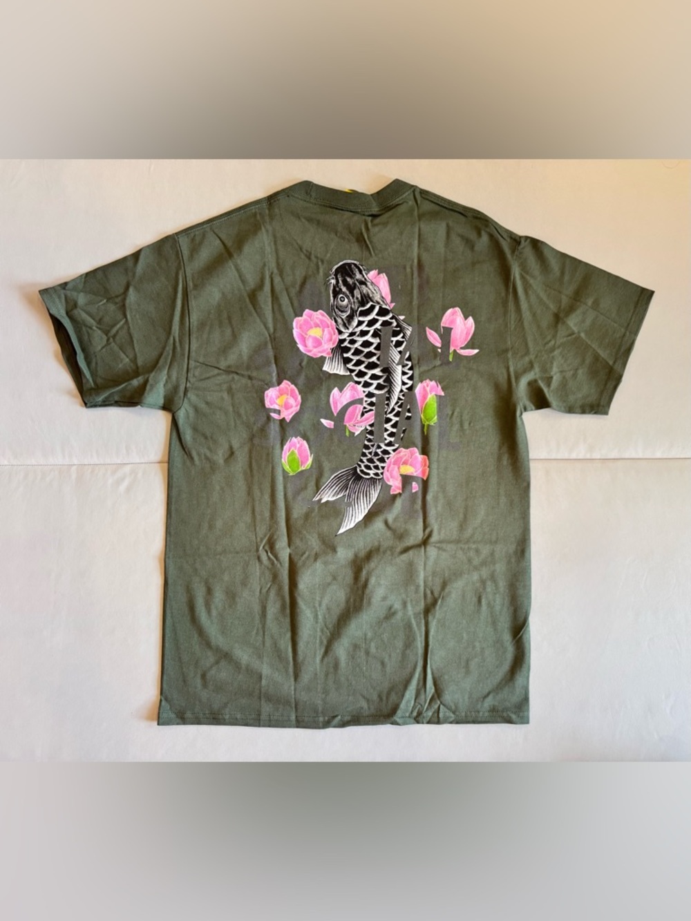 Anti Social Social Club Ornamental 3M Tee in Olive